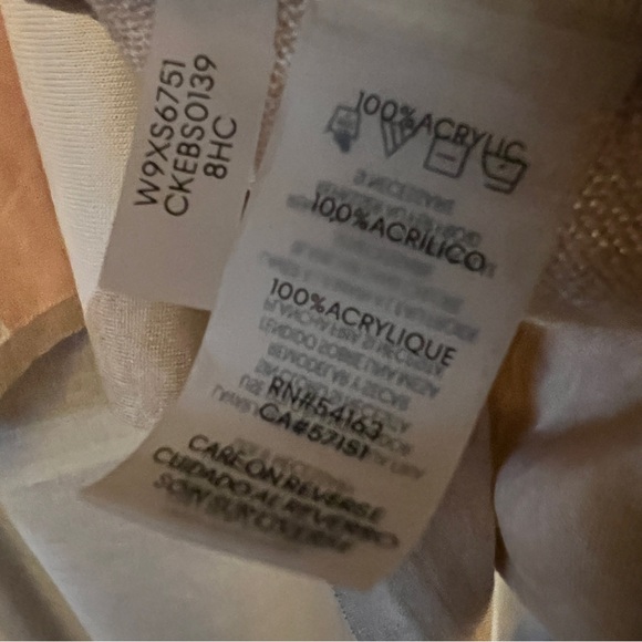 Calvin Klein Colorblock Poncho Knit Top - Picture 5 of 7